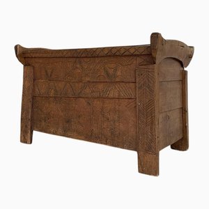 Coffre de Fermier Roman en Bois