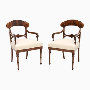 Schwedisches Sessel Set, 1850er, 2er Set