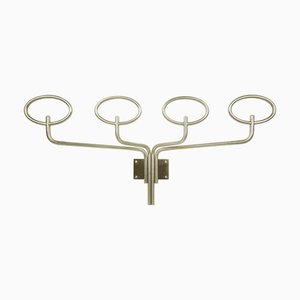 Clitoquattro Coat Rack in Nickel-Plated Metal by Sergio Mazza for Artemide, 1970s