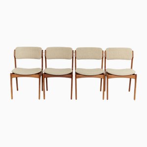 Chaises de Salle à Manger No. 49 par Erik Buch pour OD Møbler, 1970s, Set de 4