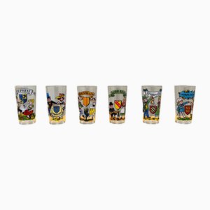 Vasos, Francia, años 70. Juego de 6