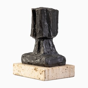 Fritz Wotruba, Kopf, Scultura in bronzo, 1958