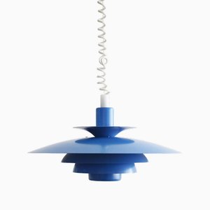 Danish Pendant Lamp Slats Model Alexia by Jeka, Denmark, 1970s