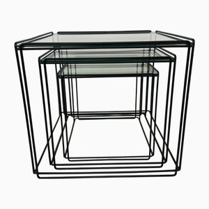 Isocele Nesting Tables by Max Sauze, 1970s, Set of 3
