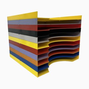 Mid-Century LP Rack from Tico, 1970s, Set of 11