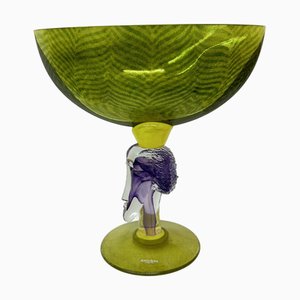 Bol Art en Verre Kjell Engman pour Kosta Boda, 1980s