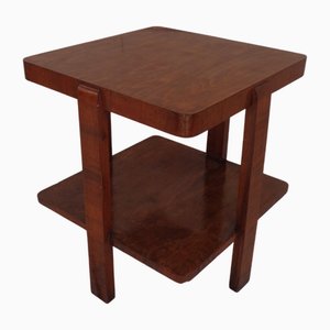 Art Deco Center Table in Walnut, 1940s