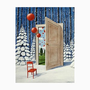 Rafal Olbinski, A Chair, 2020, Giclée Print