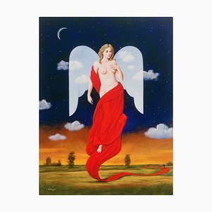 Rafal Olbinski, An Angel, 2020, Giclée Print