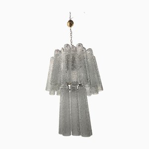 Textured Murano Glass Chandelier, 1970s