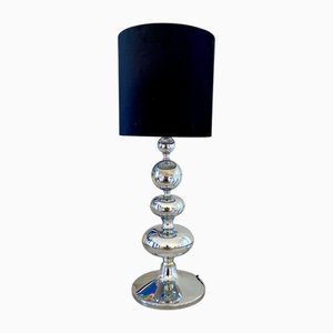 Large Bulle Lamp in Chrome Metal, 1970s
