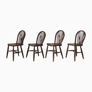 Sedie Windsor, 1920s, Set of 4