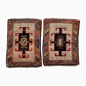 Turkish Handmade Miniature Oushak Rugs, 1970s, Set of 2