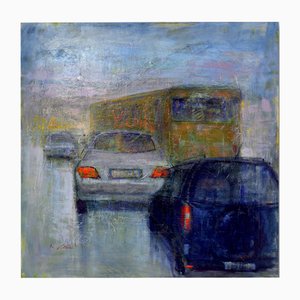 Renato Criscuolo, Neapolis Urban Landscape, Olio su tela, 2008