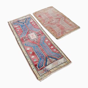 Small Turkish Oushak Rugs, Set of 2