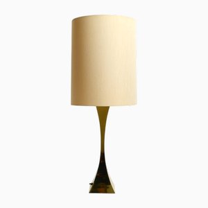 Große Messing Tischlampe von Tonello & Montagna Grillo für High Society, Italien, 1970er