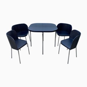 Modell Fusion Tisch & Stühle von Sandra Kragnert für Ikea, Schweden, 1990er, 5er Set