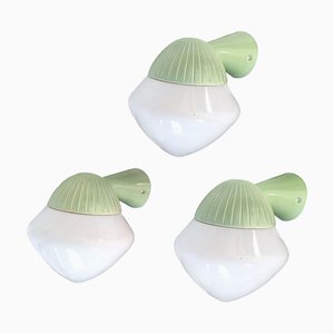 Lampes de Salle de Bain Mid-Century en Céramique par Gunnar Nylund pour IFÖ, 1960s, Set de 3