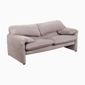 Sofá Maralunga vintage de Vico Magistretti para Cassina, años 80