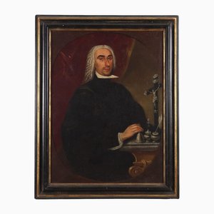 Portrait d'Homme, Huile sur Toile, 18ème Siècle