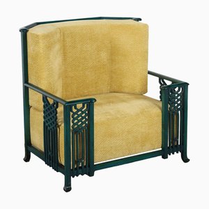 Vintage Prototype of Armchair in Foam and Velvet, 1980s