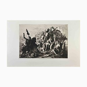 Francisco Lameyer y Berenguer, Les Cantabres, Etching, 1870s