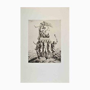 François Chifflart, Le Triomphe de La Justice et de la Verité, Etching, 1870s