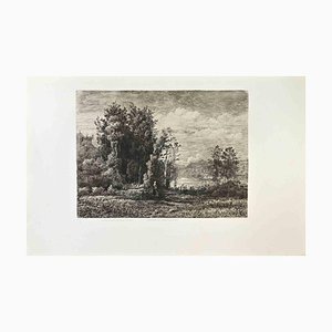 Dananche, Souvenir du Jura, Etching, 1870s