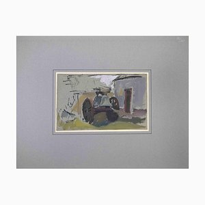 Paul Emile Colin, Die Glocke, Tempera, Mitte des 20. Jahrhunderts