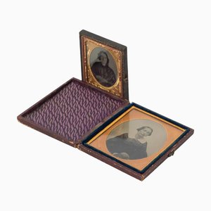 Early 20th Century Daguerrotypes, Set of 2