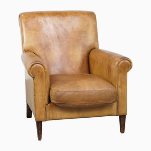 Vintage Sheep Leather Armchair