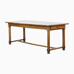 Table de Salle à Manger avec Tiroirs en Chêne, France