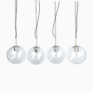 Lampade a sospensione Amsterdam in vetro di Raak Amsterdam, anni '50