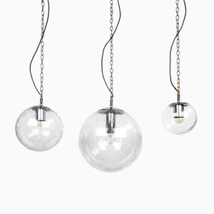 Bubble Glass Pendant Lights from Raak Amsterdam, Set of 3