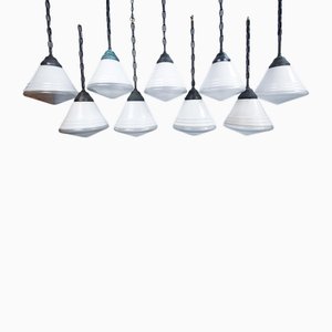 Lampada antica in opalino e inciso, Paesi Bassi, anni '30
