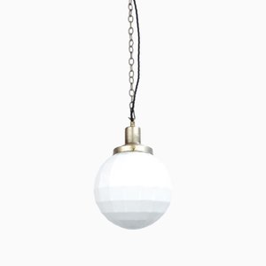 Lampada a globo Philips Phililite opalina Art Déco, Paesi Bassi, anni '20