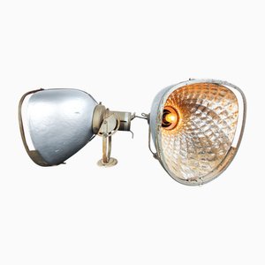 Große Bauhaus Wandlampe aus Mercury Glas von Körting & Mathiesen für Kandem Leuchten, 1920er