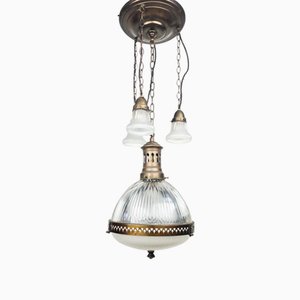 Lampada a forma di goccia Excellite in vetro, Paesi Bassi, metà XIX secolo