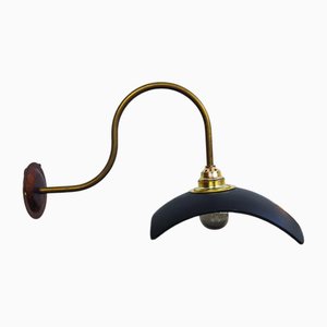 Applique da parete in vetro Mercury e ottone di Sunray London, fine XIX secolo, set di 5