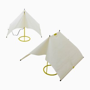 Le Falene Series Tischlampen von Piero De Martini für Arteluce, 1980er, 2er Set