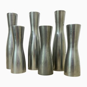 Minimalist Candleholders by Erika Pekkari for Ikea, 1990s, Set of 6