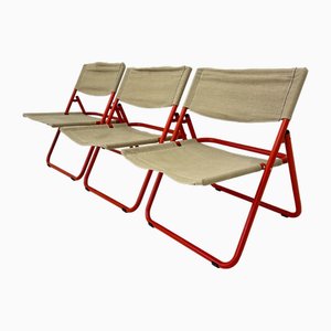 Sillas plegables Cox de Niels Gammelgaard para Ikea, 1978. Juego de 3
