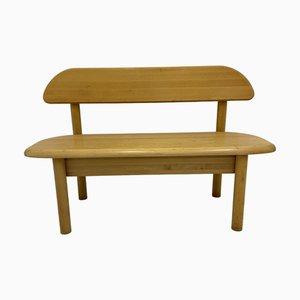 Dänische Vintage Holzbank von Ansager Furniture, 1970er