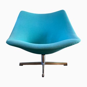 Grande Chaise Oyster avec Piètement en Croix par Pierre Paulin pour Artifort, 1965