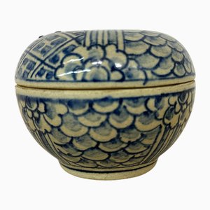 Vintage Chinese Ceramic Box, 1950s