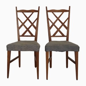 Italienische Stühle im Stil von Osvaldo Borsani, 1940er, 2er Set