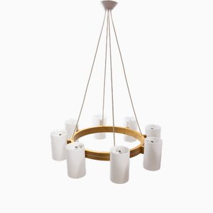 Large Chandelier by Uno and Östen Kristiansson for Luxus, 1960s