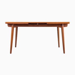 AT-312 Teak Dining Table by Hans J. Wegner for Andreas Tuck, 1960s