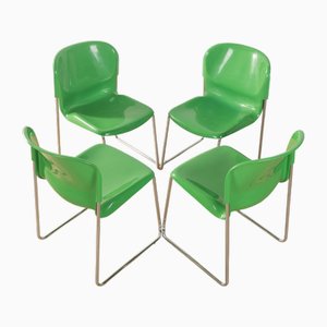 Chaises Swing SM 400 par Drabert, 1960s, Set de 4