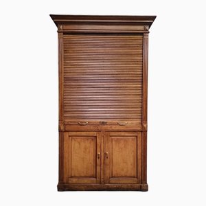 Antique Tambour Cabinet